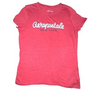 Aeropostale Burgundy Casual Tee